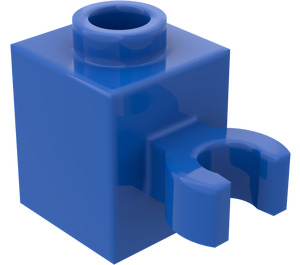 LEGO Blue Brick 1 x 1 with Vertical Clip (60475 / 65460)