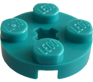 LEGO Plate 2 x 2 Round with Axle Hole (4032)