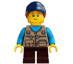 LEGO Girl with Dark Tan Vest Minifigure