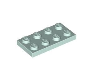 LEGO Light Aqua Plate 2 x 4 (3020)