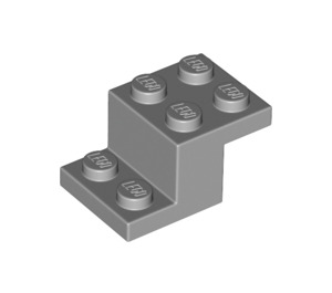 LEGO Medium Stone Gray Bracket 2 x 3 with Plate and Step (73562)
