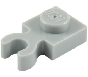 LEGO Medium Stone Gray Plate 1 x 1 with Vertical Clip (44860 / 60897)