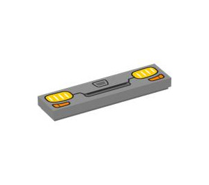 LEGO Tile 1 x 4 with Vehicle Grill (2431 / 101398)