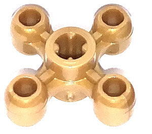 LEGO Pearl Gold Gear with 4 Knobs (32072 / 49135)