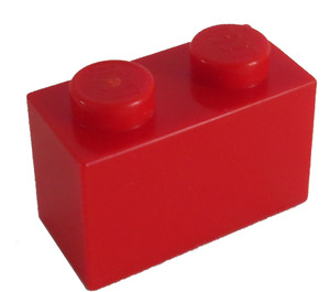 LEGO Red Brick 1 x 2 (3004 / 93792)