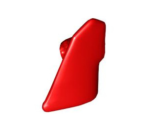 LEGO Red Curved Panel 2 x 3 Left (2387)