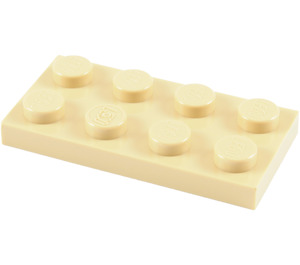 LEGO Tan Plate 2 x 4 (3020)