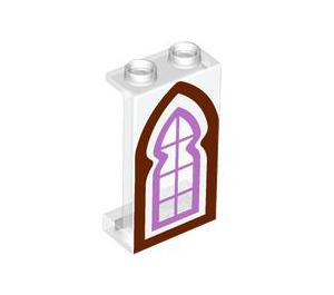 LEGO Panel 1 x 2 x 3 with Purple Window (35340 / 105216)
