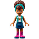 LEGO Andrea with Dark Turquoise Jacket Minifigure