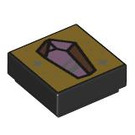 LEGO Tile 1 x 1 with Rock with Groove (3070 / 101645)