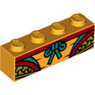 LEGO Brick 1 x 4 with Knot (3010 / 69429)