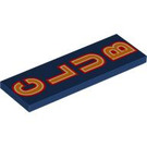 LEGO Tile 2 x 6 with "CLUB" (69729 / 101787)
