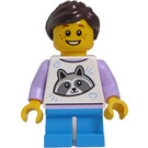 LEGO Girl with Racoon Shirt Minifigure