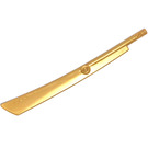 LEGO Pearl Gold Blade 1 x 10 with Bar (98137)