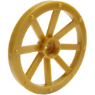 LEGO Wagon Wheel Ø33.8 with 8 Spokes with Notched Hole (4489)