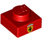 LEGO Plate 1 x 1 with Ferrari Logo (3024 / 49115)