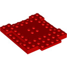 LEGO Plate 8 x 8 x 0.7 with Cutouts and Ledge (15624)
