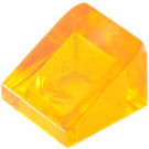 LEGO Transparent Orange Slope 1 x 1 (31°) (35338 / 50746)