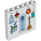LEGO Panel 1 x 6 x 5 with Bird Cage, Guitar, and Window (59349 / 105554)