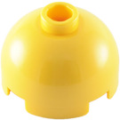 LEGO Yellow Brick 2 x 2 Round with Dome Top (Safety Stud, Axle Holder) (30367)