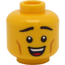 LEGO Sprinter Head (Recessed Solid Stud) (3274)