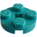 LEGO Plate 2 x 2 Round with Axle Hole (with '+' Axle Hole) (4032)