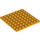LEGO Bright Light Orange Plate 8 x 8 (41539 / 42534)