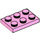 LEGO Bright Pink Plate 2 x 3 (3021)