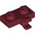 LEGO Dark Red Plate 1 x 2 with Horizontal Clip (11476 / 65458)