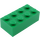 LEGO Green Brick 2 x 4 (3001 / 72841)