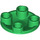 LEGO Green Plate 2 x 2 Round with Rounded Bottom (2654 / 28558)