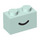 LEGO Light Aqua Brick 1 x 2 with Smile with Bottom Tube (102574 / 102701)