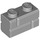 LEGO Medium Stone Gray Brick 1 x 2 with Embossed Bricks (98283)