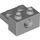 LEGO Medium Stone Gray Brick 1 x 2 with Hole and 1 x 2 Plate (73109)