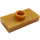 LEGO Pearl Gold Plate 1 x 2 with 1 Stud (with Groove and Bottom Stud Holder) (15573)