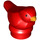 LEGO Red Bird with Yellow Beak (48831 / 100043)