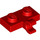 LEGO Red Plate 1 x 2 with Horizontal Clip (11476 / 65458)