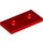 LEGO Red Plate 2 x 4 with 2 Studs (65509)