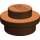 LEGO Reddish Brown Plate 1 x 1 Round (6141 / 30057)