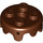 LEGO Reddish Brown Plate 2 x 2 Round Cake Frosting (65700)
