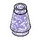 LEGO Transparent Purple Glitter Cone 1 x 1 with Top Groove (28701 / 59900)
