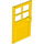 LEGO Yellow Door 1 x 4 x 6 with 4 Panes and Stud Handle (60623)
