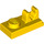 LEGO Yellow Plate 1 x 2 with Top Clip with Gap (92280)